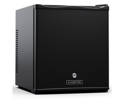 Klarstein koelkast, mini koelkast met glazen deur, 28L mini-koelkast voor drankjes, snacks & cosmetica, koelkast klein & geruisloos, regelbare schappen, kleine skincare koelkast huidverzorgingsproducten medicijnen