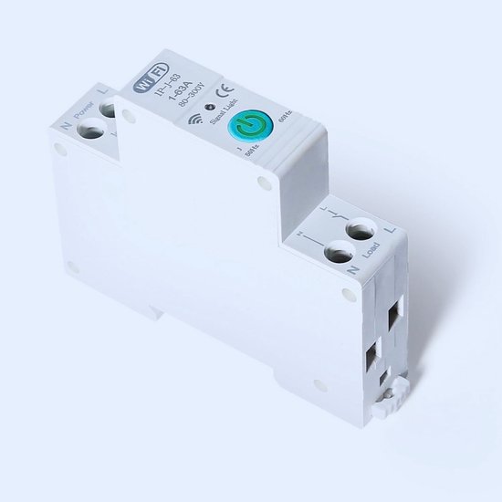 Wifi-stroomonderbreker AC 230 V, wifi-relais, zekeringsautomaat, smart
