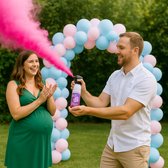 Vulcan - Gender reveal Brandblusser - Rookkanon - Roze - Gender reveal - Gender reveal versiering - Babyshower -Poederspray