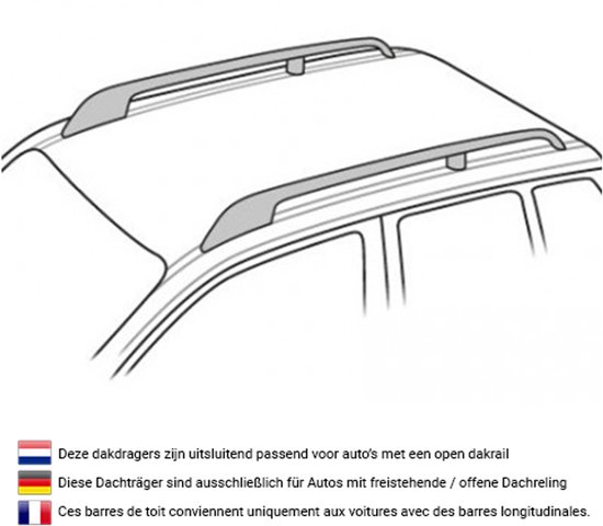 Nordrive Dakdragers geschikt voor Ford Ranger 06/2012 t/m 08/2015