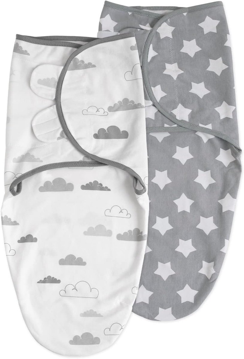 Ibenzoa® Premium Organic Cotton Baby Sleep Sack - 0-3 Months Unisex Design