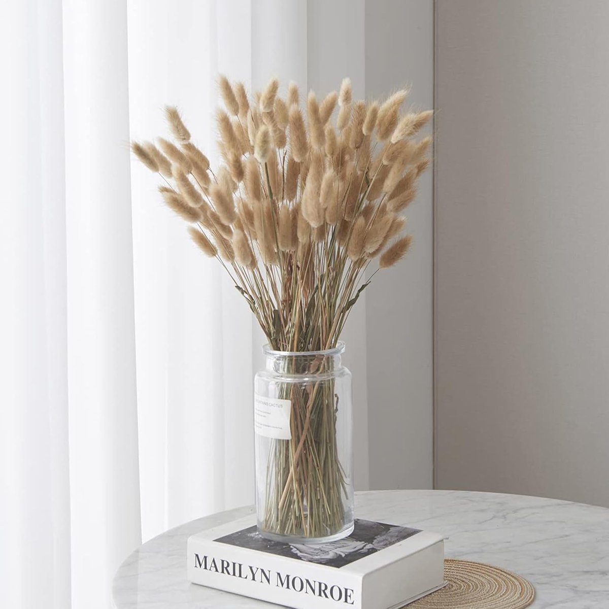 Ibenzoa® Elegant Pampasgras Decoratie Set - 60 Stelen voor Verfijnde Ambiances