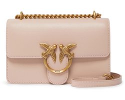 PINKO Schoudertas Love One Mini DC Cipria - Antique Gold Zalmroze
