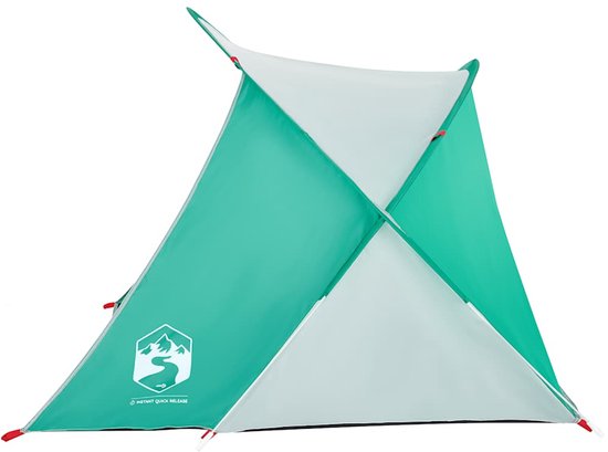 vidaXL - Strandtent - 2-persoons - pop-up - waterdicht - zeegroen van Vidaxl — afbeelding 3