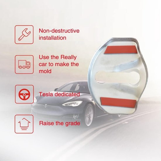 Auto-prullenbak voor Tesla Model 3 Model S Model X Model Y, multifunctionele kleine auto-prullenbak Stijlvolle auto-prullenbak Waterdichte draagbare prullenbak Auto-accessoires,F