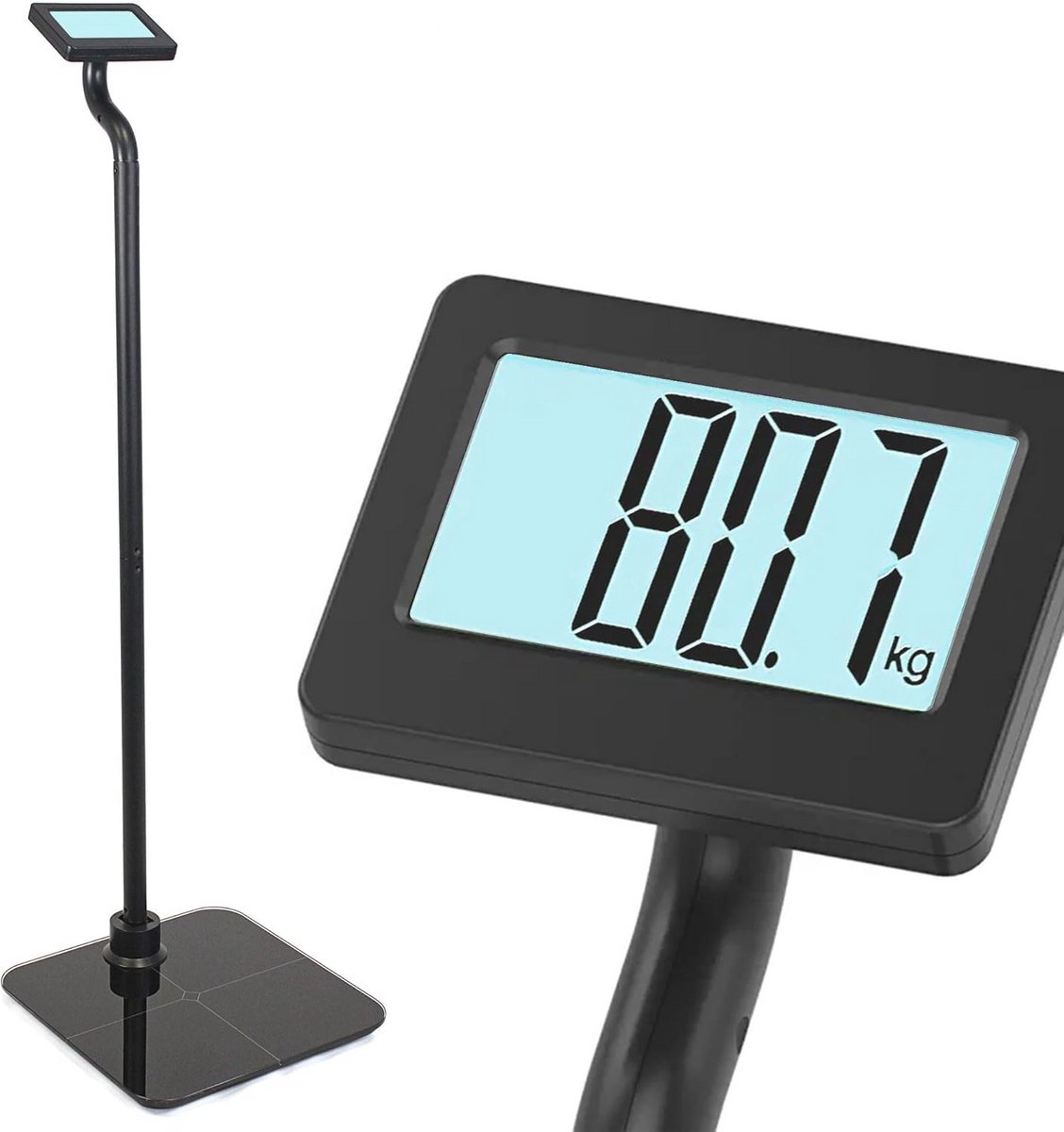 Personenweegschaal met LCD-display en automatische herkenning