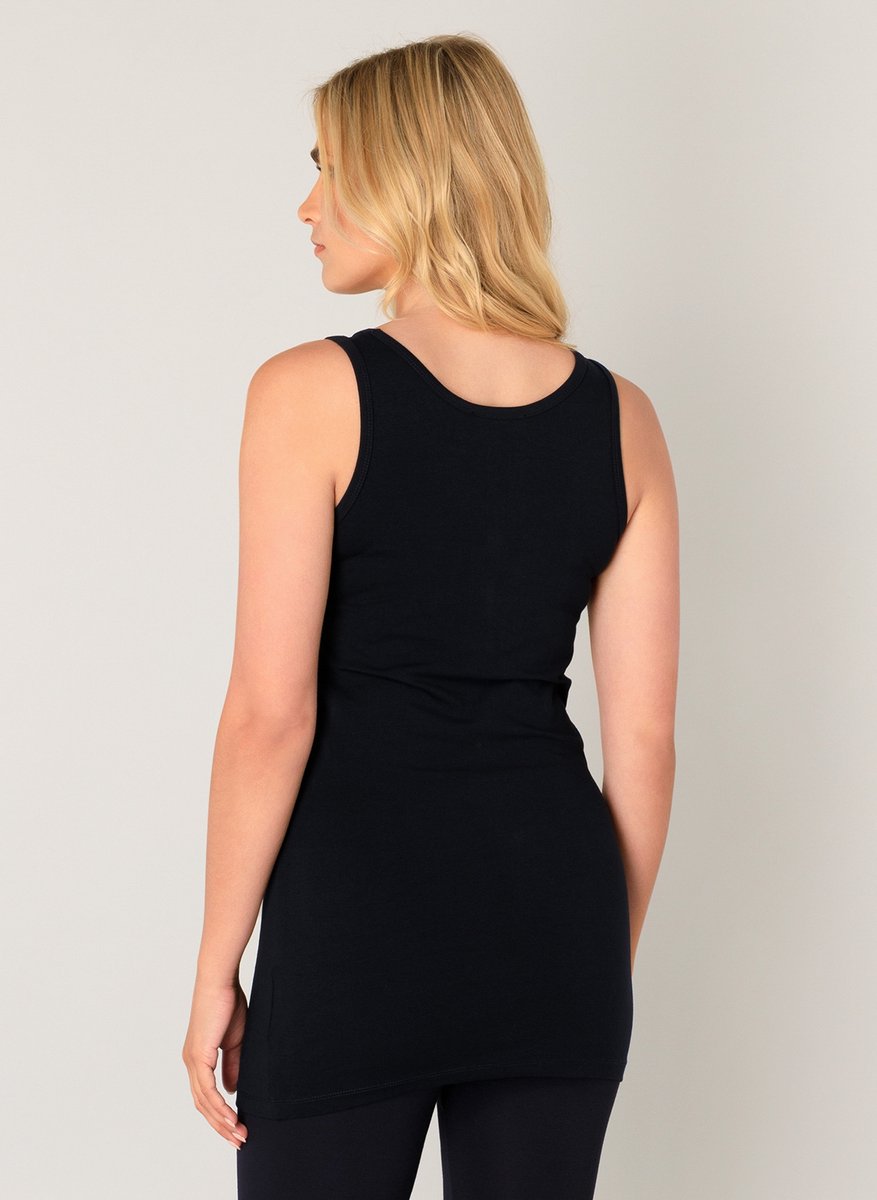 BASE LEVEL Yamin Top - Dark Blue - maat 40