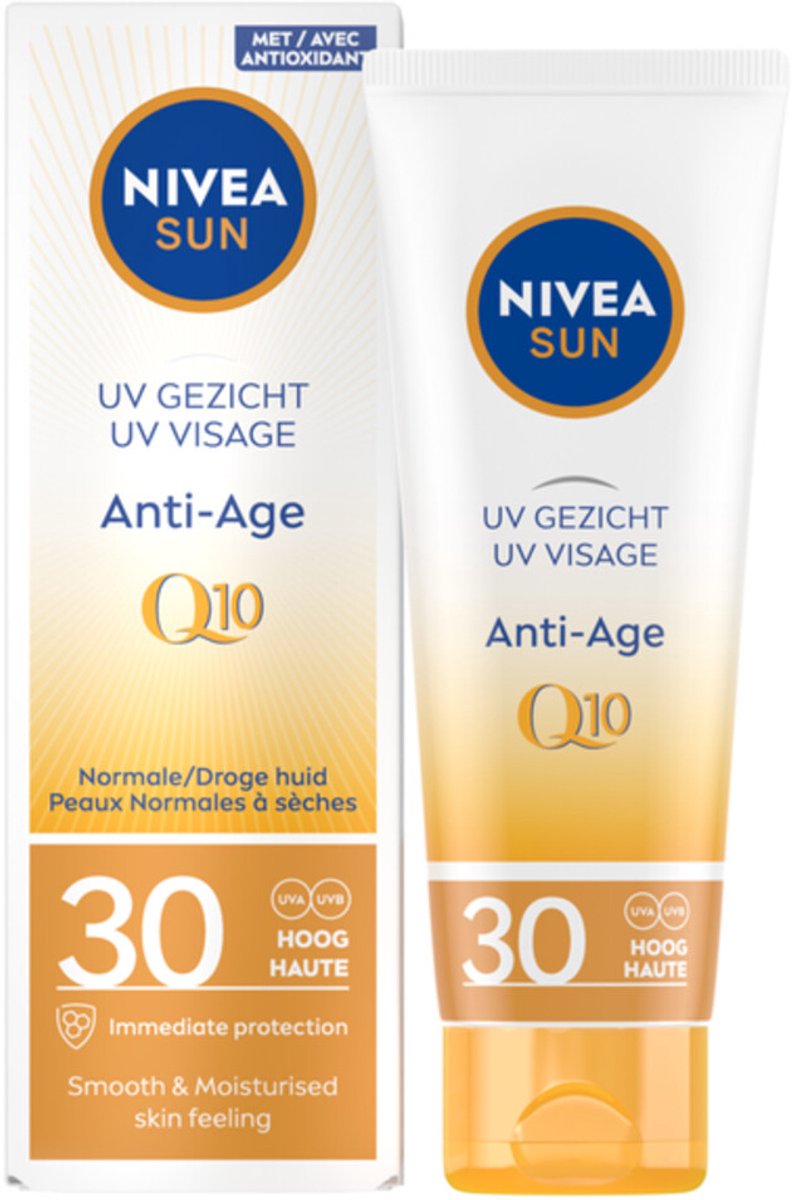 NIVEA SUN Gezicht Anti-Age & Anti-Pigmentvlekken Zonnecrème SPF 30 - 50 ml