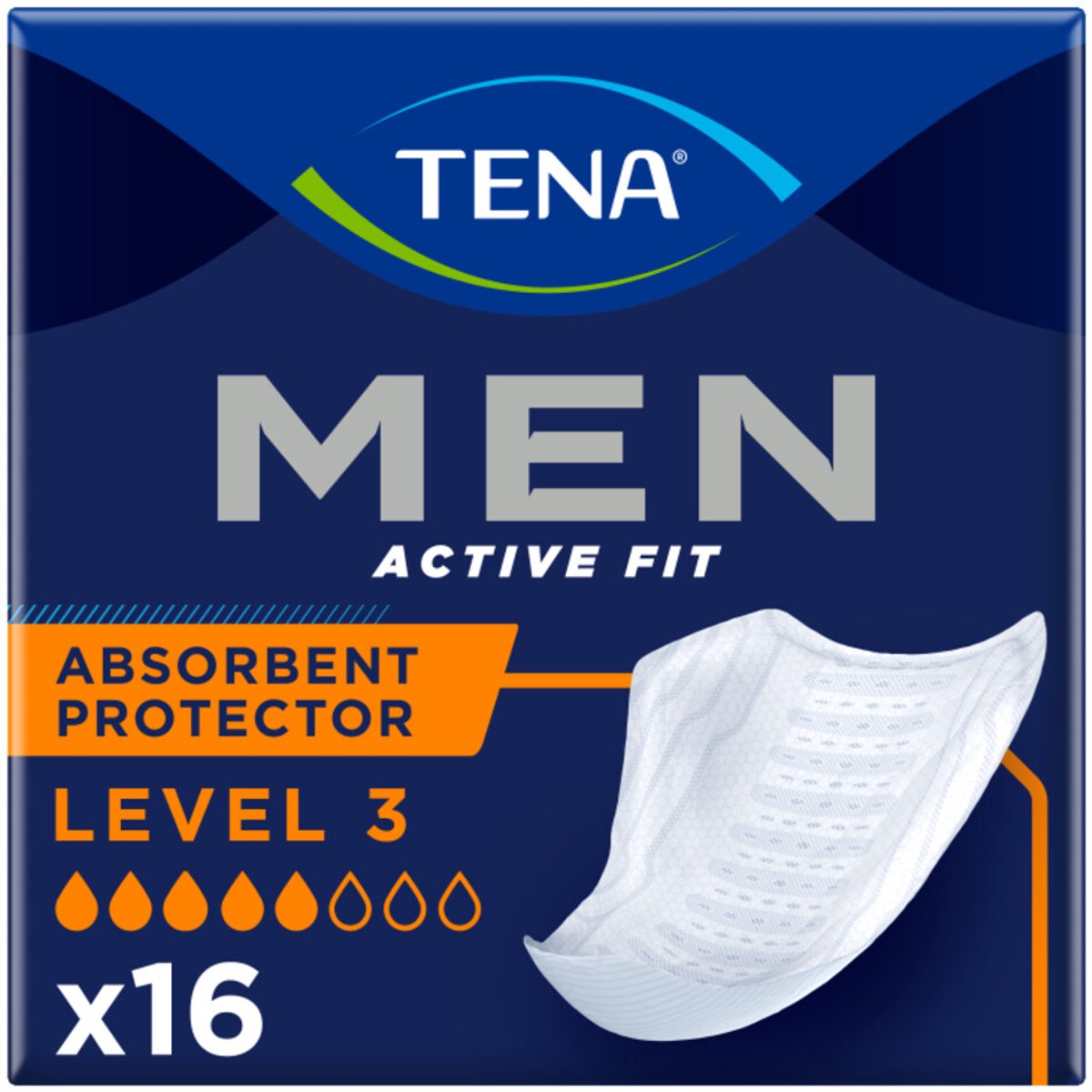 Goedkoopste 3x TENA Men Active Fit Level 3 16 stuks