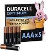 Duracell Optimum AAA - alkaline batterijen - 1,5V, LR03 - 5 stuks