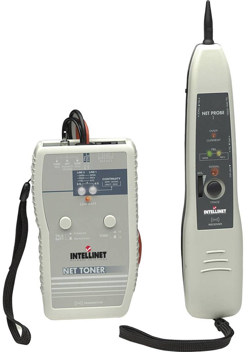 Intellinet Nettoner- en probekit Toongenerator, test datacom, telecom, beveiliging, video en audio