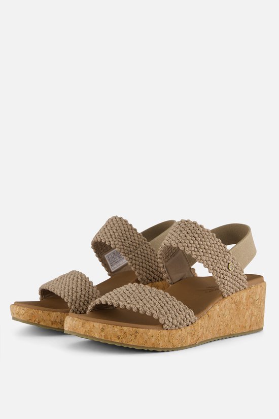 Skechers Arch Fit Beverlee Sandalen taupe - Dames