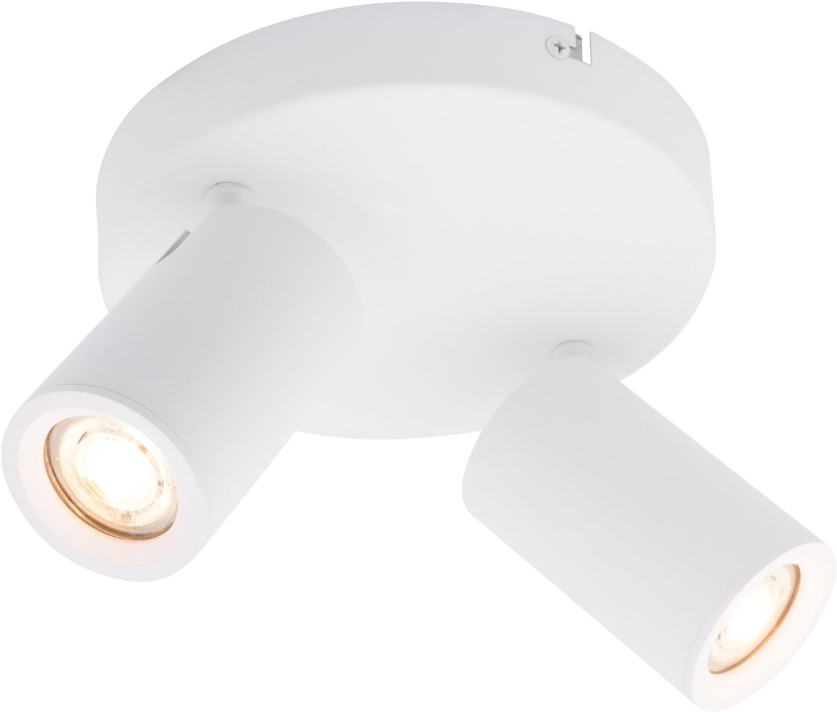 Ledvion - LED Plafondspot - Wit 2-lichts - GU10 - IP20