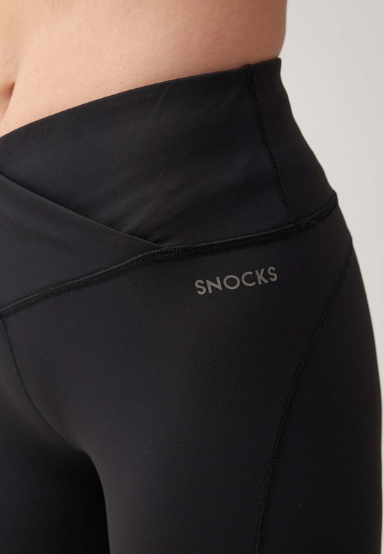 SNOCKS High Waist Legging Cross - Dames Sportlegging - Comfortabel & Stretch - Ademend & Sneldrogend - Voor Fitness & Training van SNOCKS — afbeelding 5