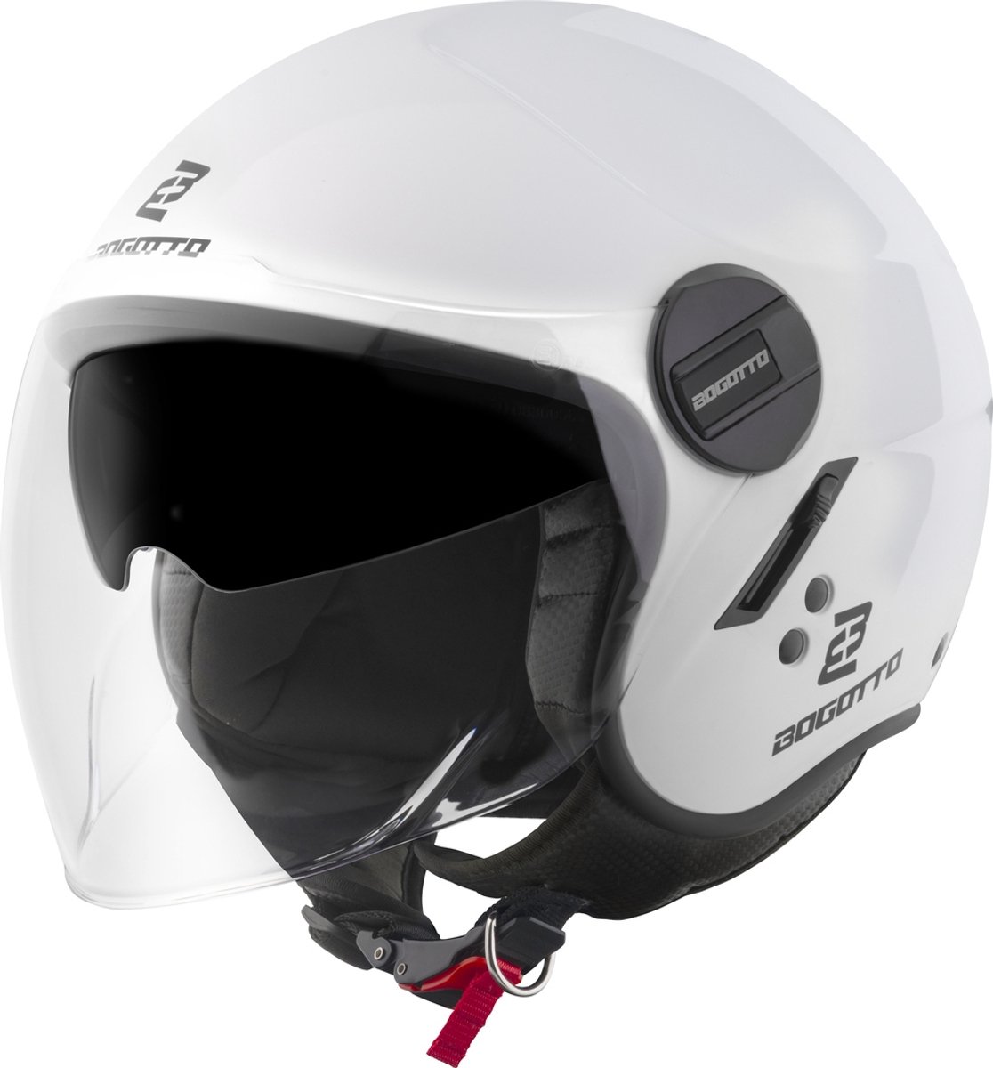 Bogotto H595-1 SPN Wit Jethelm - Maat M - Helm