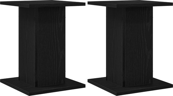 Zerodis 2 pcs Tables de chevet Gris béton 40 x 30 x 40 cm Aggloméré