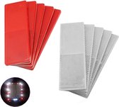 Zelfklevende reflectors oranje rechthoekig op