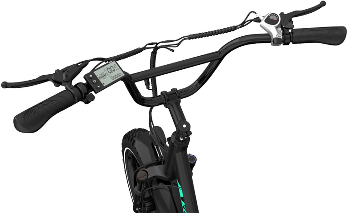 KOOLUX | KL6S Elektrische Vouwfiets | E-Bike | 20x4.0 Inch banden | 48V 15.6Ah 750Wh Lithium Accu | 250W Motor | Maximaal snelheid 25km/u | Maximaal bereik 120km | 7-speed versnellingen | LCD Scherm | Zwart | Gratis Rijklaar Bezorgd – foto 5