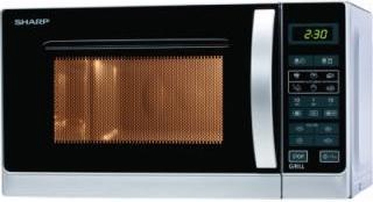 Sharp R642INW - Solo Magnetron met Grill thumbnail 5