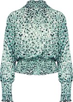 Cowl Blouse Mint Groen