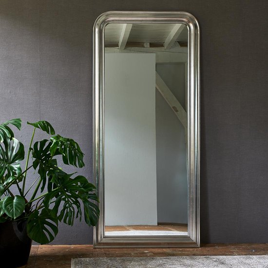 Riviera Maison Spiegel Staand - Place Vendôme Mirror - 100x220 cm - Zilver  | bol.com