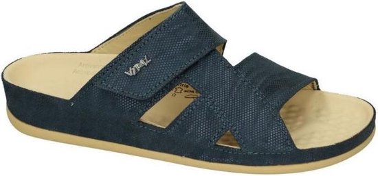 Vital -Dames - blauw donker - slippers & muiltjes - maat 35 | bol.com