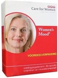 Doosje met een blonde vrouw, tekst 'VOORDEELVERPAKKING'.