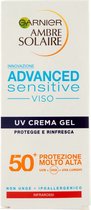 Garnier Ambre Solaire Advanced Crème UV Face Sensible SPF 50+ - 50 ml