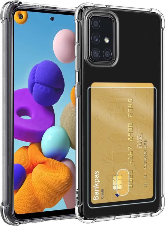 Samsung A51 Hoesje Pasjeshouder - Pasjeshouder Card Case... | bol.com