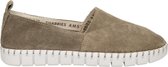Shabbies 120020026 - Volwassenen Instappers - Kleur: Taupe - Maat: 39