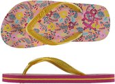 Xq Footwear Slippers Tropical Filles Rose / jaune Taille 29-30