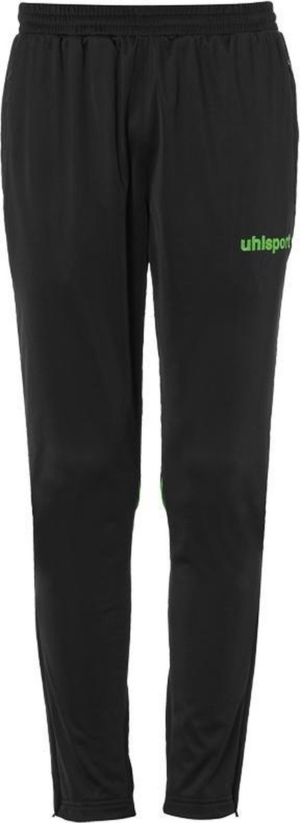 Uhlsport Stream 22 Trainingsbroek Kind Zwart-Fluor Groen Maat 128