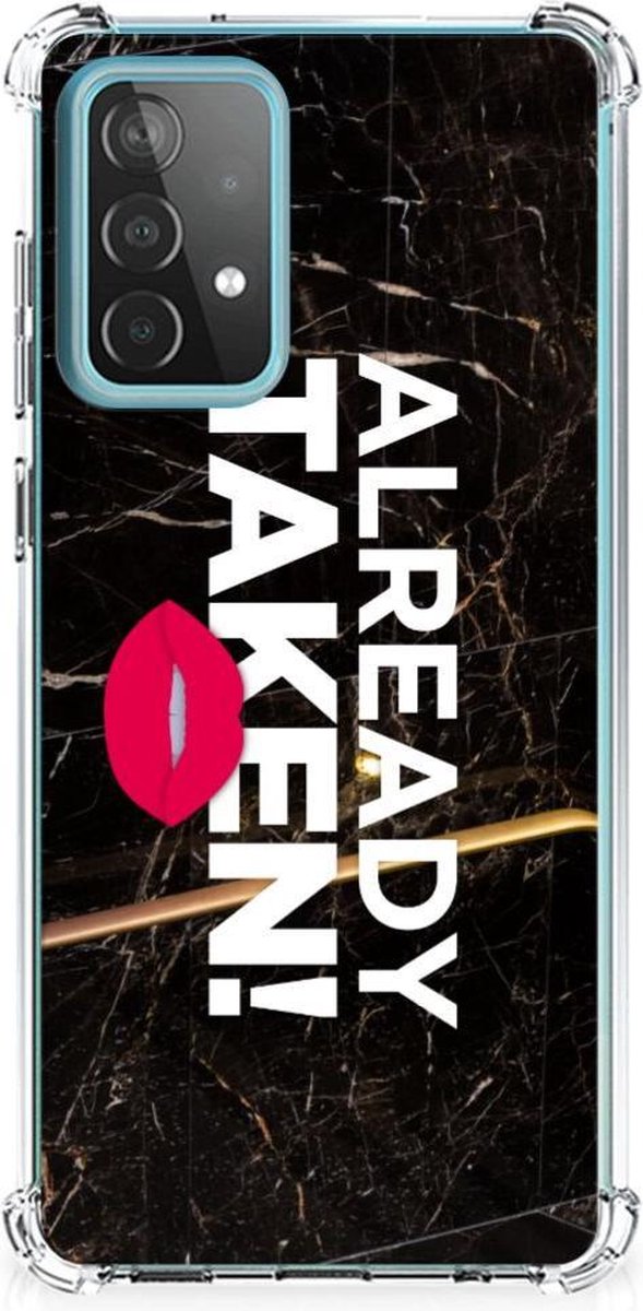 Samsung Galaxy A52 4G/5G Telefoonhoesje met tekst Already Taken Black