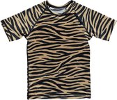 Beach & Bandits - UV Zwemshirt voor kinderen - Tiger Shark - Bruin - maat 128-134cm