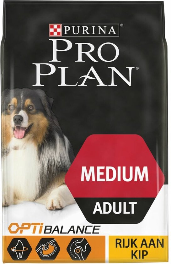 Pro Plan Adult Medium Honden Droogvoer - kip - 14 kg | bol.com