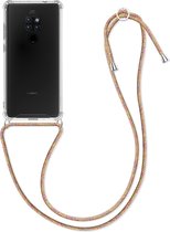 kwmobile telefoonhoesje geschikt voor Huawei Mate 20 - Hoesje met telefoonkoord - Back cover in meerkleurig / transparant