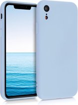 kwmobile telefoonhoesje voor Apple iPhone XR - Hoesje voor smartphone - Back cover in mat lichtblauw