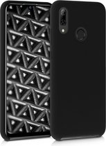 kwmobile telefoonhoesje voor Huawei P Smart (2019) - Hoesje met siliconen coating - Smartphone case in mat zwart