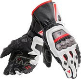 Dainese Full Metal 6 Zwart Wit Lava Rood XL