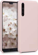 kwmobile telefoonhoesje voor Huawei P20 Pro - Hoesje met siliconen coating - Smartphone case in oudroze