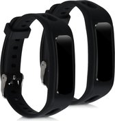 kwmobile 2x armband voor Honor Band 3e - Bandjes voor fitnesstracker in zwart