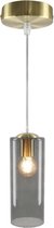 Olucia Maylin - Hanglamp - Goud/Grijs - E27