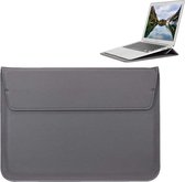 Universele envelopstijl PU lederen tas met houder voor ultradunne notebook-tablet-pc 11,6 inch, afmeting: 32,5x21,5x1cm (grijs)