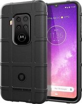 Schokbestendige beschermhoes Volledige dekking siliconen hoes voor Motorola Moto One Pro (zwart)