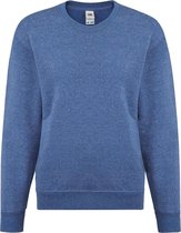 Fruit Of The Loom Childrens Unisex Set In Sleeve Sweatshirt (Heather Royaal)