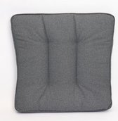 Madison Loungekussen rug 55x55 cm Rib grey
