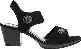 Softline dames sandalen met hak - Zwart - Maat 37