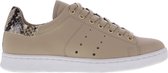 Tango | Anna 317-cj beige leather sneaker - white outsole | Maat: 37