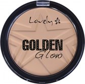 Lovely - Golden Glow Natural Hypoallergenic Powder 3 15G