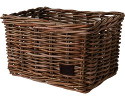 Fastrider Zeno Rotan Fietsmand - Bruin - 17L - Handgemaakt